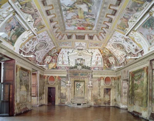 Il salone principale, progettato da Pirro Ligorio per il Cardinale Ippolito II d