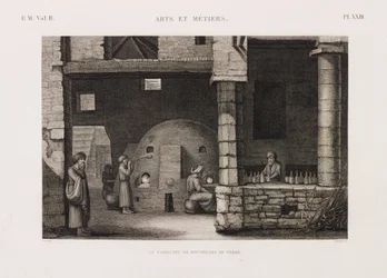 Il produttore di bottiglie di vetro