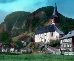 La città di Reuthe vicino a Bregenz