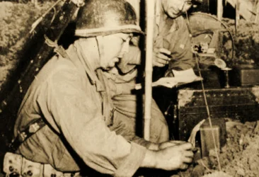 Truppe al posto di comunicazione, Campo Claiborne, Louisiana, 1943