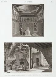 Due esempi di architettura islamica, Cairo, Egitto, c. 1798
