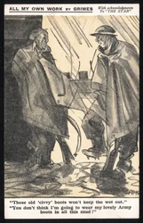 Regno Unito: una cartolina umoristica prodotta durante la Seconda Guerra Mondiale da Raphael Tuck & Sons Ltd