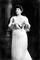 Regno Unito: Il soprano australiano Nellie Melba (vero nome Helen Porter) 1861-1931