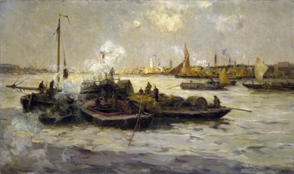 Veduta di Limehouse, Inghilterra, con una descrizione dell
