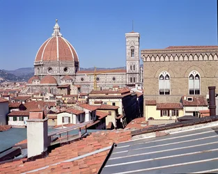 Vista della Cattedrale, Campanile e Orsanmichele