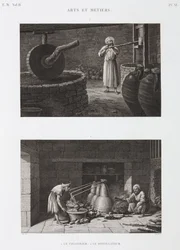 Aceto Produttore di aceto e distillatore, Egitto, c. 1798