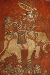 Wat Bo, Siem Reap, pittura murale del Ramayana, Siem Reap, Cambogia