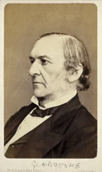 William Ewart Gladstone, statista liberale inglese, c. 1870