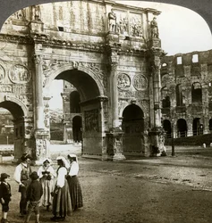 Arco di Costantino, Roma, Italia