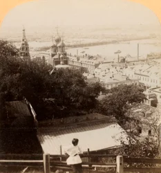 Nižnij Novgorod, Russia, il mercato estivo di tutte le nazioni, 1898.