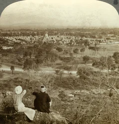 Pagode, Mandalay, Birmania, c1900s
