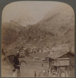 Il santuario degli spiriti alpini - il delizioso Zermatt e il Cervino, Svizzera, 1901