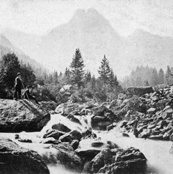 Il Wellhorn a Rosenlain, Svizzera, inizio XX secolo