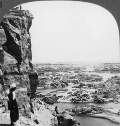 La seconda cataratta del Nilo vista da sud-ovest, Egitto, 1905