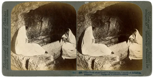 La tomba di Gesù, fuori Gerusalemme, Palestina, 1897