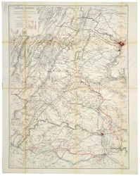 Virginia centrale: mostra la campagna del tenente generale U.S. Grant e le marce degli eserciti sotto il suo comando nel 1864-5