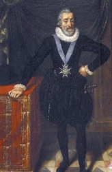 Indre & Loire N* 213 - Chateau de Plessis-les-Tours - Ritratto di Enrico IV - Scuola francese del XVII secolo