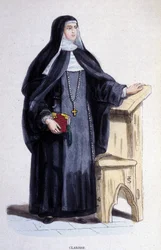 Una Clarissa, religiosa dell