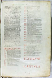Una pagina della Bibbia dell