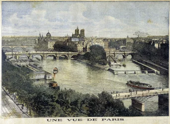 Una vista di Parigi - in “Il Piccolo Giornale”