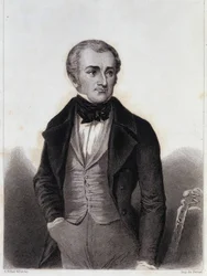 Adolphe Thiers (1797-1877) - incisione in "Histoire de la vie politique et privée de Louis Philippe"