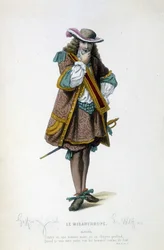 Alceste in "Il misantropo" di Molière