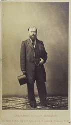 Ritratto del drammaturgo Alexander N. Ostrovsky (1823-1886)