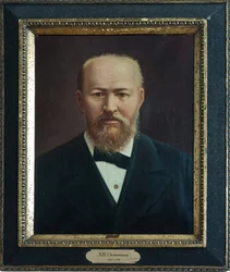 Ritratto del drammaturgo Alexander N. Ostrovsky