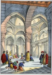 Algeri, Algeria. Interno della moschea in “L