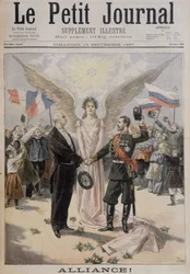 Alleanza (tra Francia e Russia) - Copertina di "Le Petit Journal" del 12 settembre