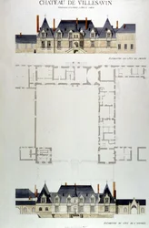 Architettura del Castello di Villesavin, Tou en Sologne, Loir et Cher