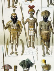 Indigeni australiani in abito di stato