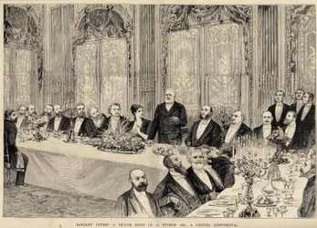 Banchetto offerto a Victor Hugo il 25 febbraio