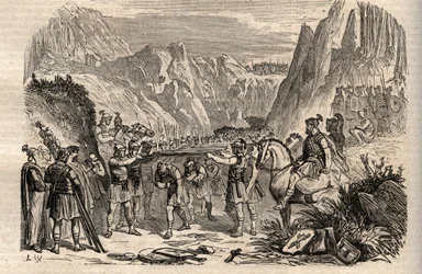 Battaglia delle Forche Caudine - 321 a.C. tra i Romani e i Sanniti durante la Seconda Guerra Sannitica - Seconda Guerra Sannitica, Battaglia delle Forche Caudine nel 321 a.C., l