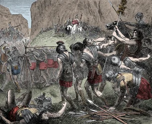 Battaglia delle Forche Caudine - Battaglia delle Forche Caudine (Furculae Caudinae) - 321 a.C. tra Romani e Sanniti durante la Seconda Guerra Sannitica