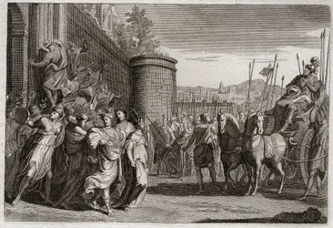 Bibbia di Royaumont, Antico Testamento: Iefte sacrifica sua figlia. Iefte, uno dei giudici d