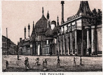 Brighton, Inghilterra: vista del padiglione. in "Il mondo illustrato 168 vedute". Non datato (fine XIX secolo)