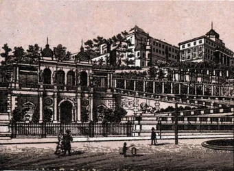 Budapest, Ungheria: vista del Bourgbazar