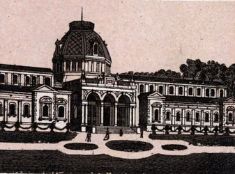 Budapest, Ungheria: vista delle terme sull
