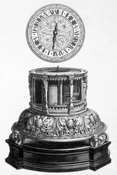 Orologio da tavolo del periodo Valois - incisione
