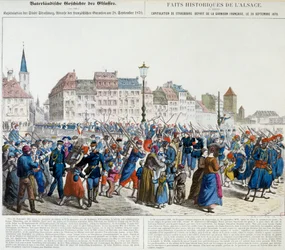 Capitolazione di Strasburgo e partenza della guarnigione francese, 28 settembre 1870
