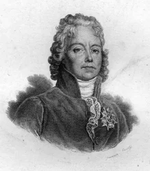 Charles Maurice de Talleyrand Périgord (1754-1838), politico francese, incisione del XIX secolo