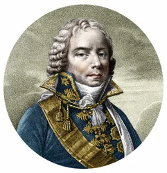 Charles Maurice de Talleyrand Périgord (1754-1838), politico francese, incisione del XIX secolo