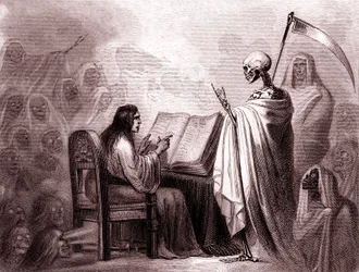 Colera Morbus. Flagello di morte e di epidemie (incisione