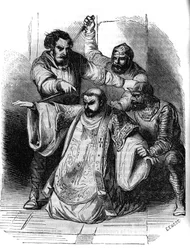 Congiura contro Carlo Magno, 792: un signore sorprende la conversazione tra i cospiratori che pianificano l