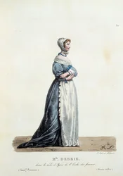 Costume di Miss Debrie nel ruolo di Agnes della 