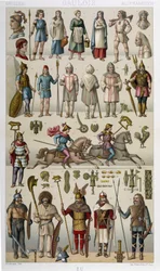 Costumi, armature e armi dei Galli e dei loro guerrieri