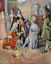 Copertina di "Cenerentola", fiaba di Perrault (prova delle scarpe)