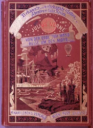 Copertina di un libro di Jules Verne in tedesco