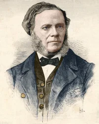 César Franck (1822 - 1890), compositore e organista francese di origine belga